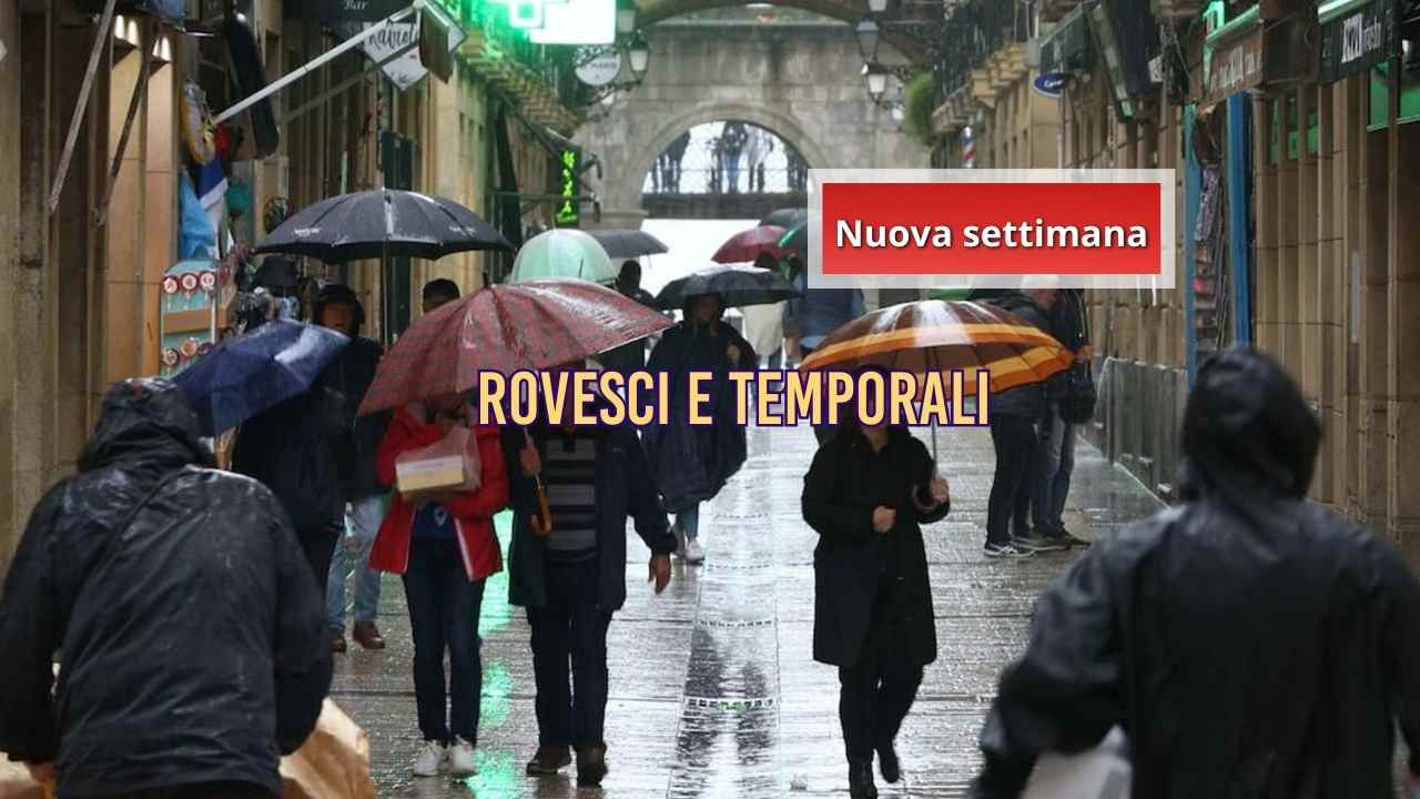 Temporali e rovesci