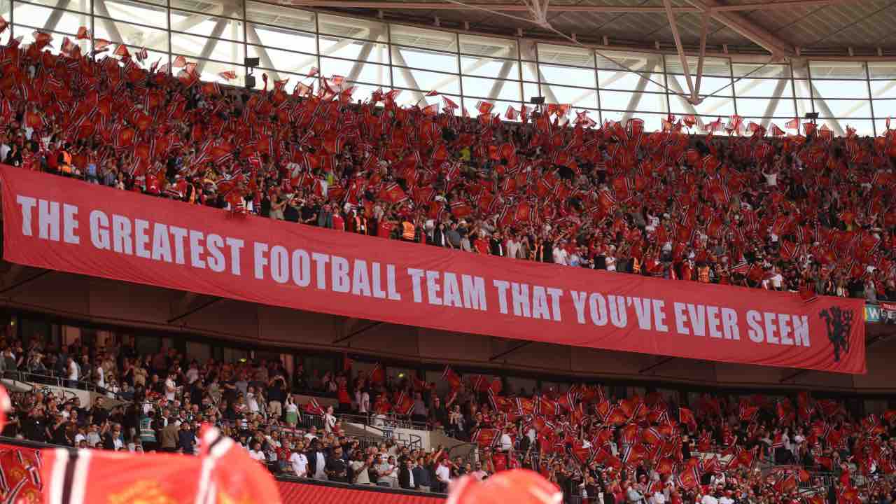 Wembley, finale FA Cup, tifosi del Manchester United