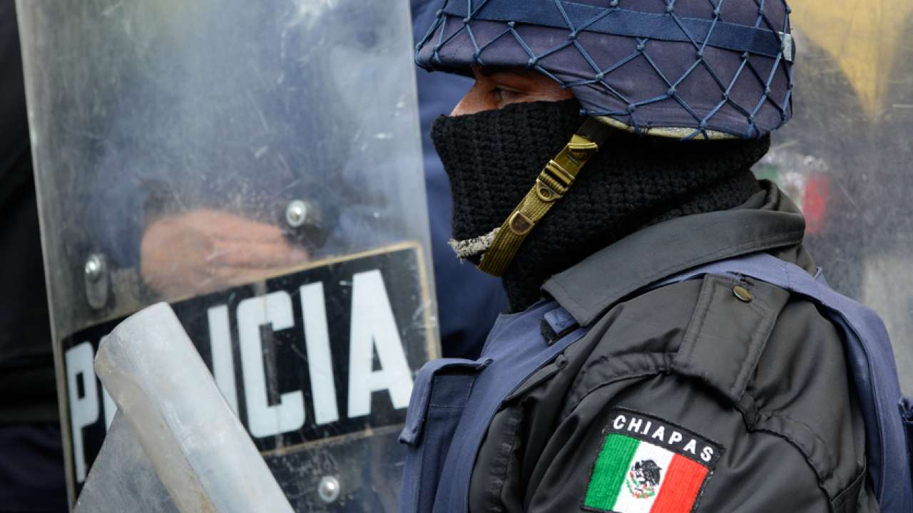 agente di polizia Chiapas