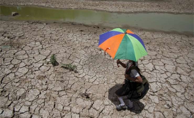 Meteo, il grande caldo in India