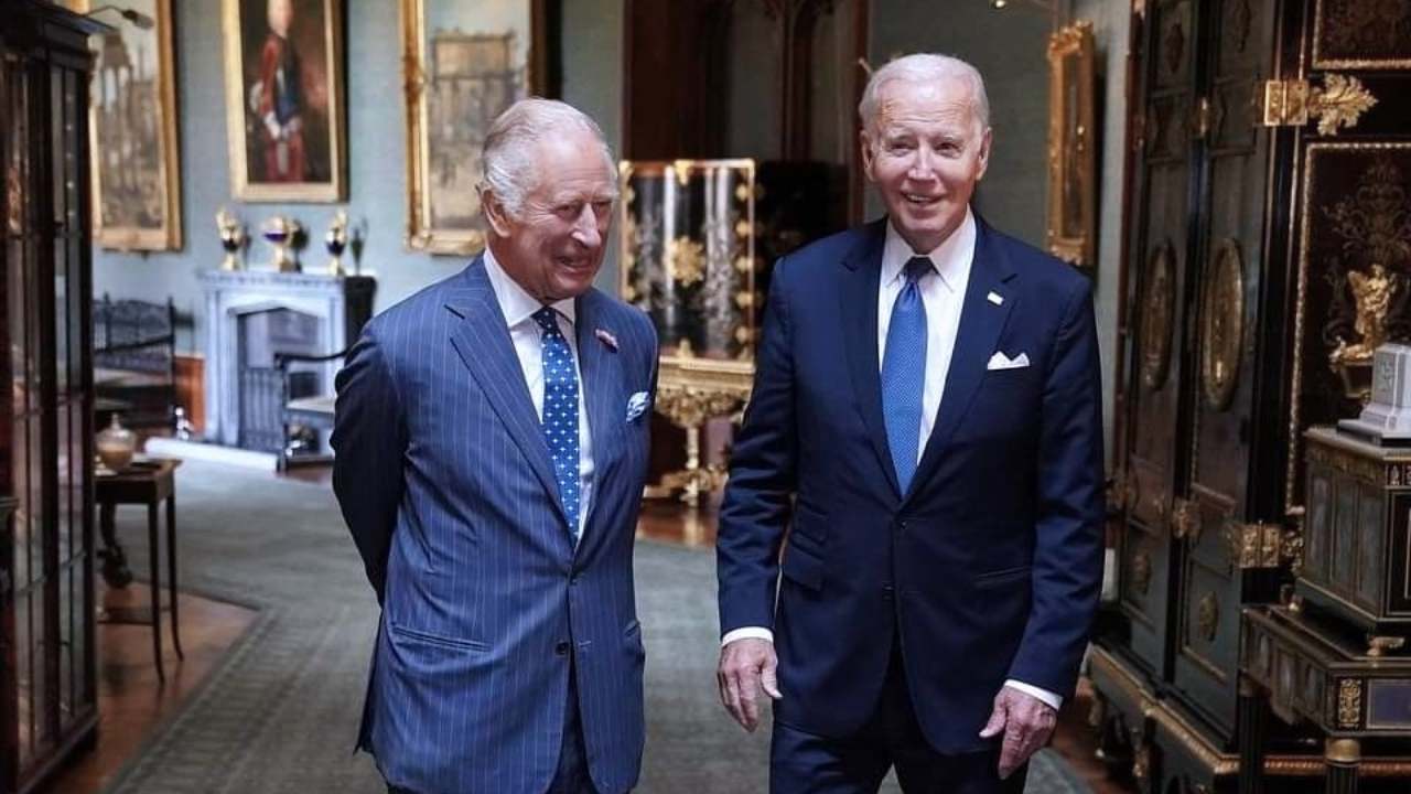 Presidente Usa Biden e re Carlo
