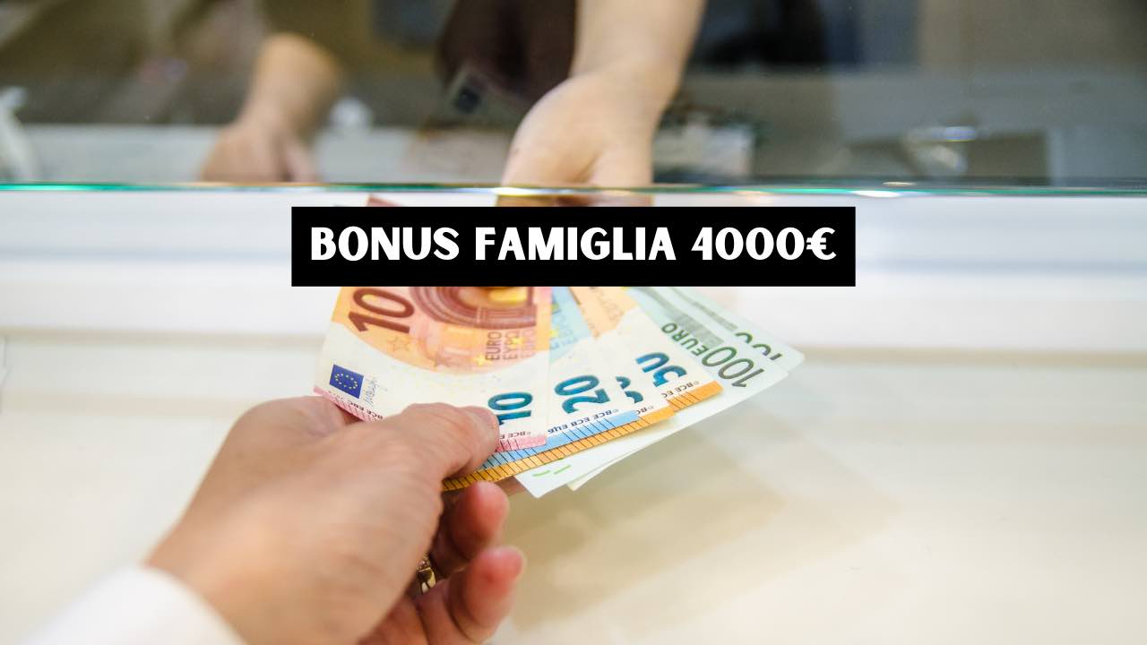 Bonus famiglia 4000