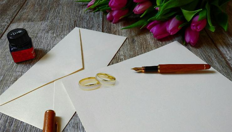 Busta matrimonio 