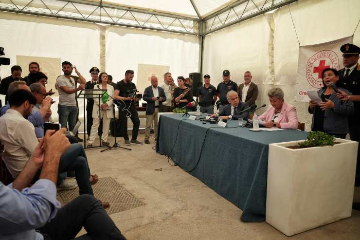 Conferenza stampa Piantedosi e Johansson