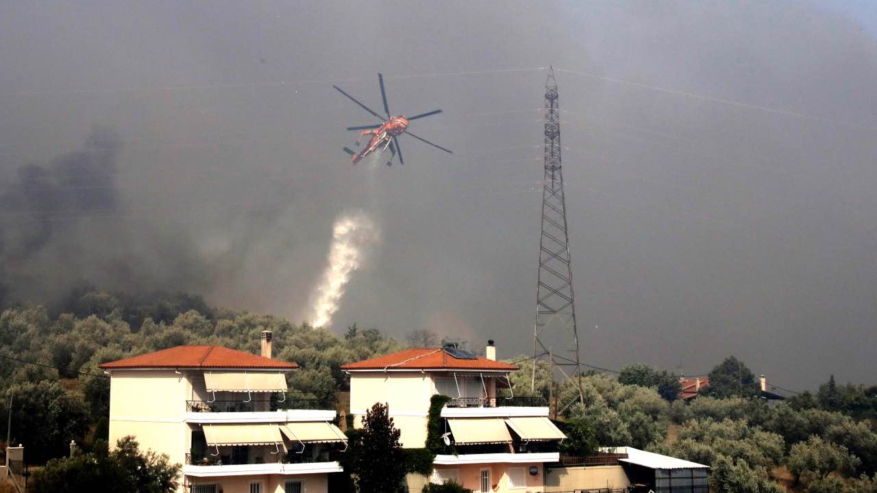 Elicottero del corpo forestale