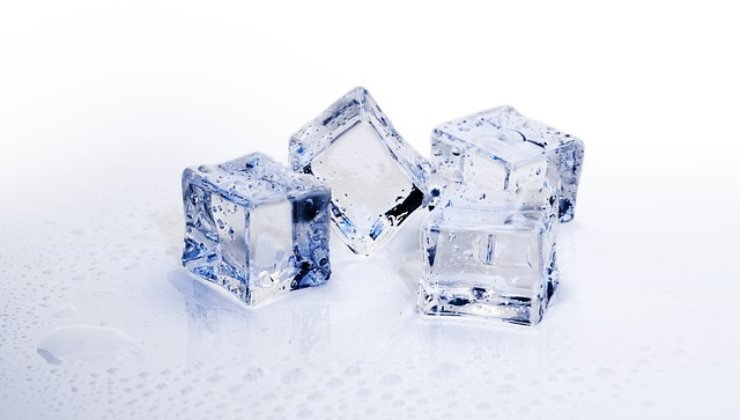 Cubetti di ghiaccio per potenziare il ventilatore