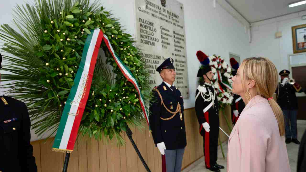 Giorgia Meloni a Palermo