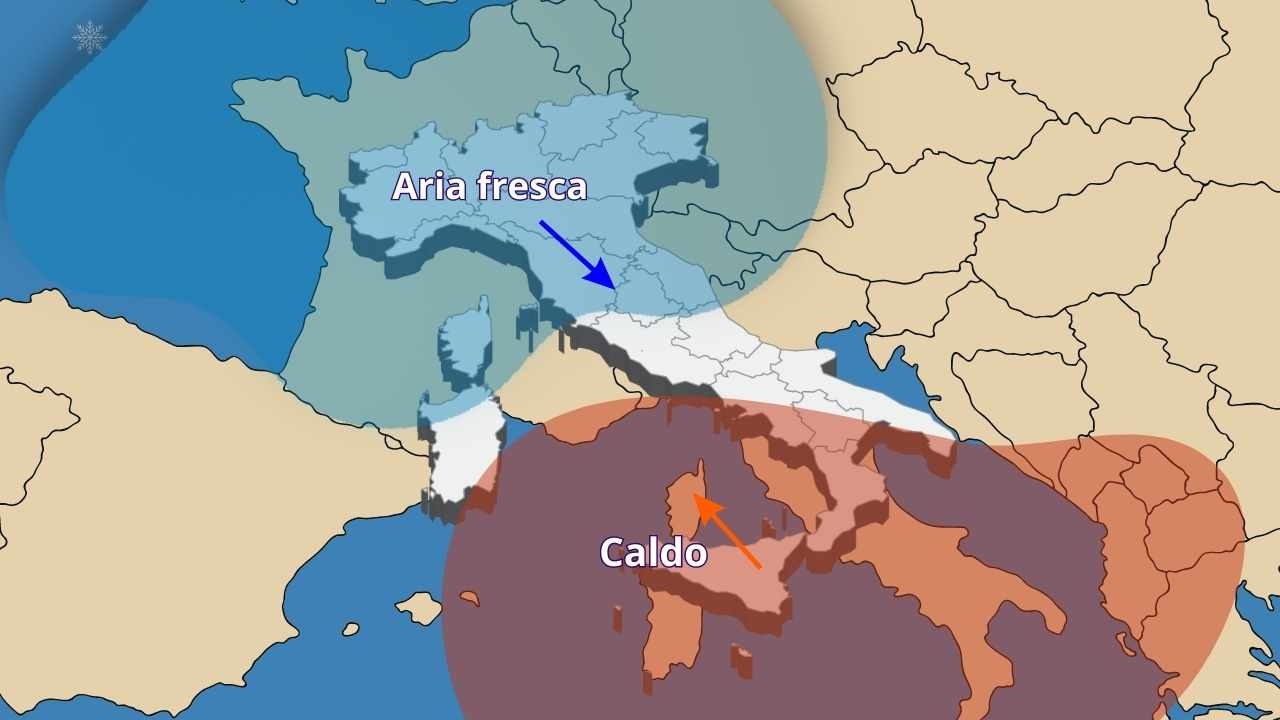 Meteo alti e bassi