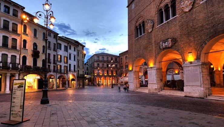 Piazza dei signori a Treviso