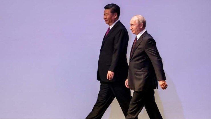 Xi Jinping e Vladimir Putin 