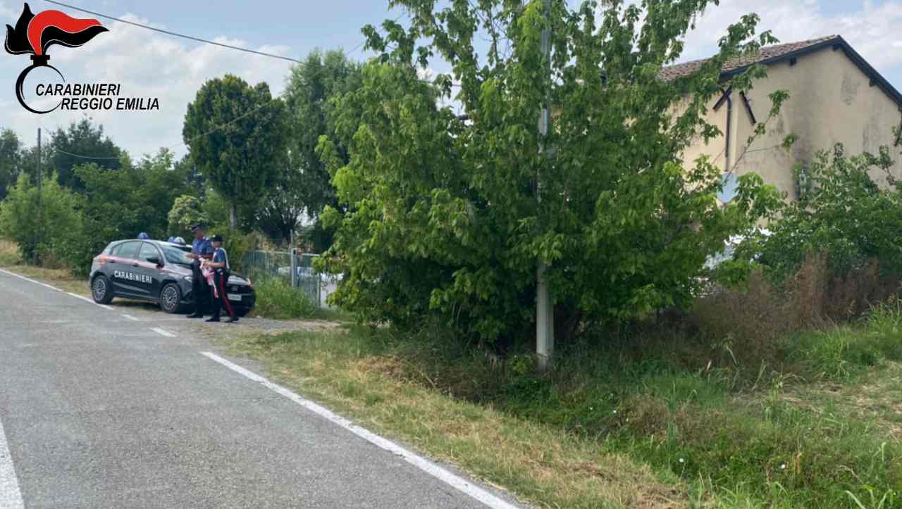 Ritrovamento del cadavere in provincia di Reggio Emilia