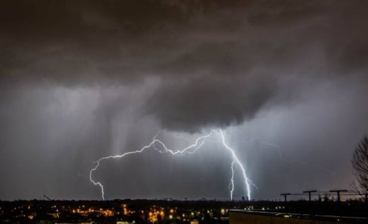 I temporali dopo il caldo dell' Africa