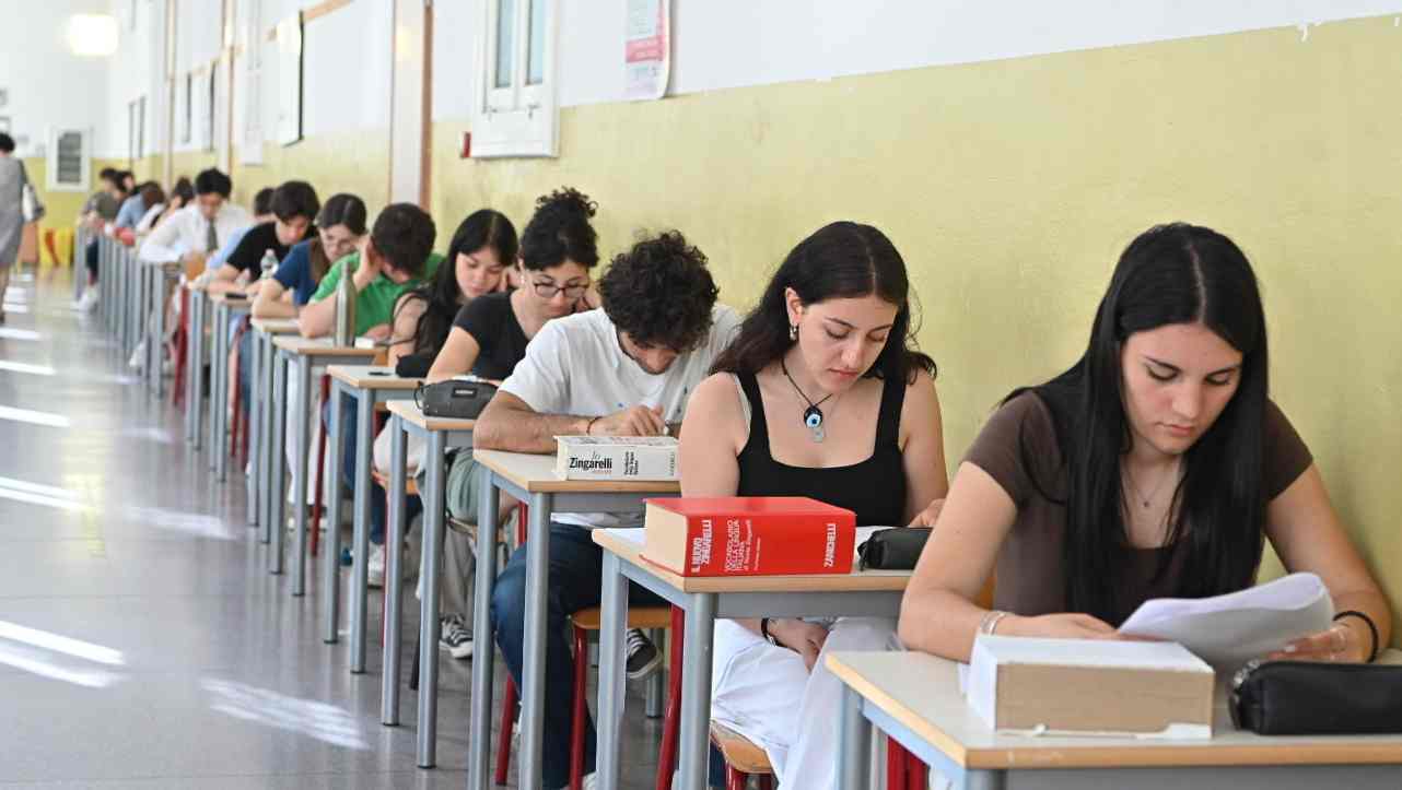 Studenti alla maturità