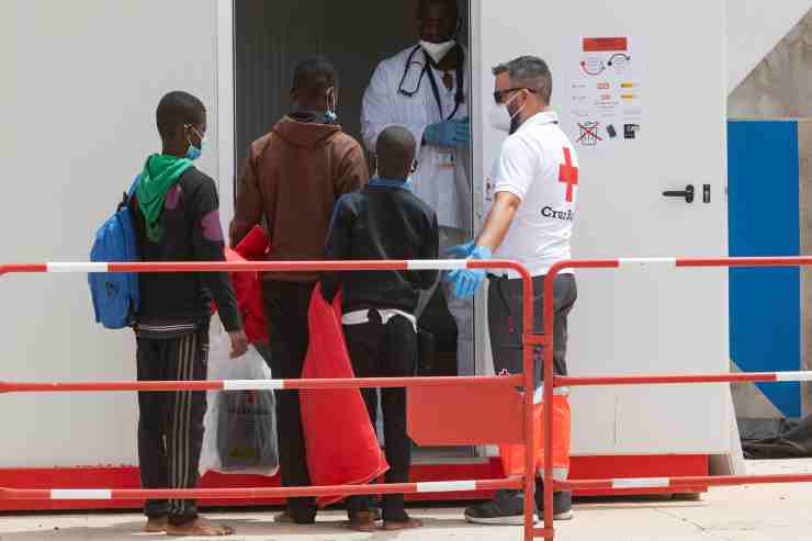 Accoglienza del personale della Croce Rossa