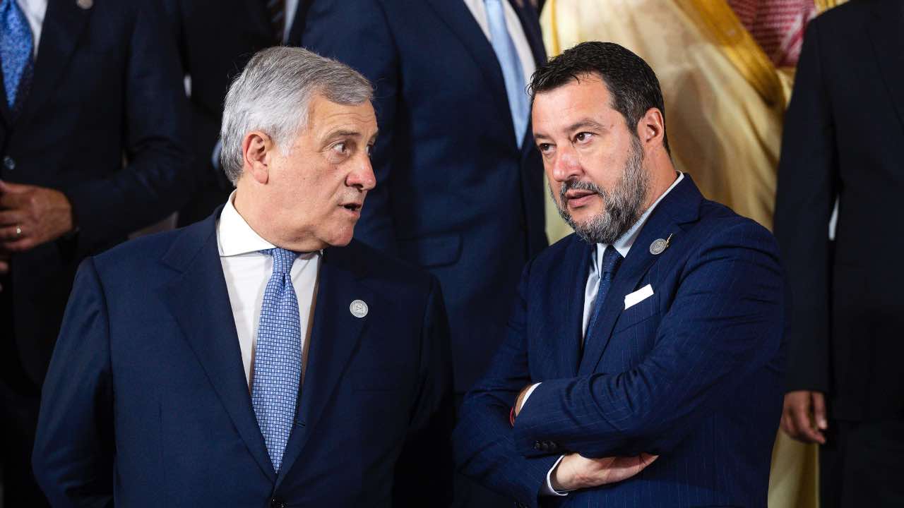 Antonio Tajani e Matteo Salvini