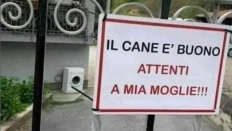 CARTELLO ATTENTI AL CANE casa abitazione cancello animale