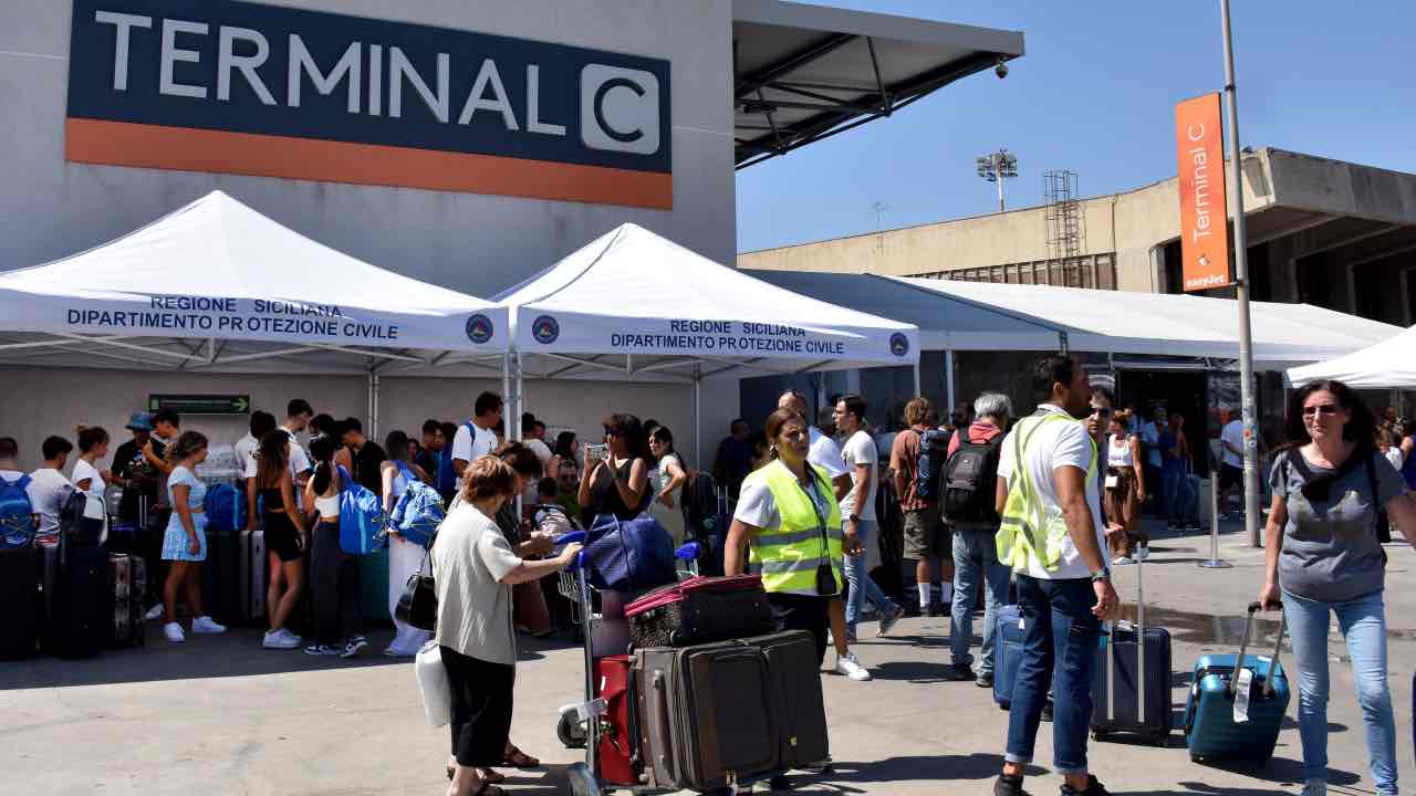 Catania, terminal aeroporto