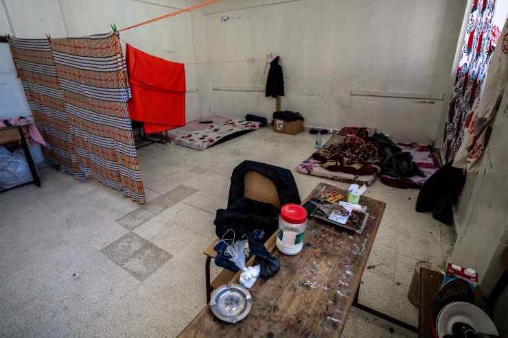 Centro sfollati in Siria