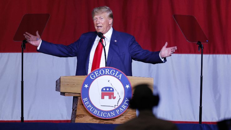 Conferenza stampa Trump 