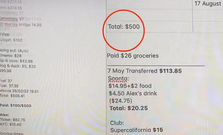 Ex fidanzato presenta il conto all'ex ragazza