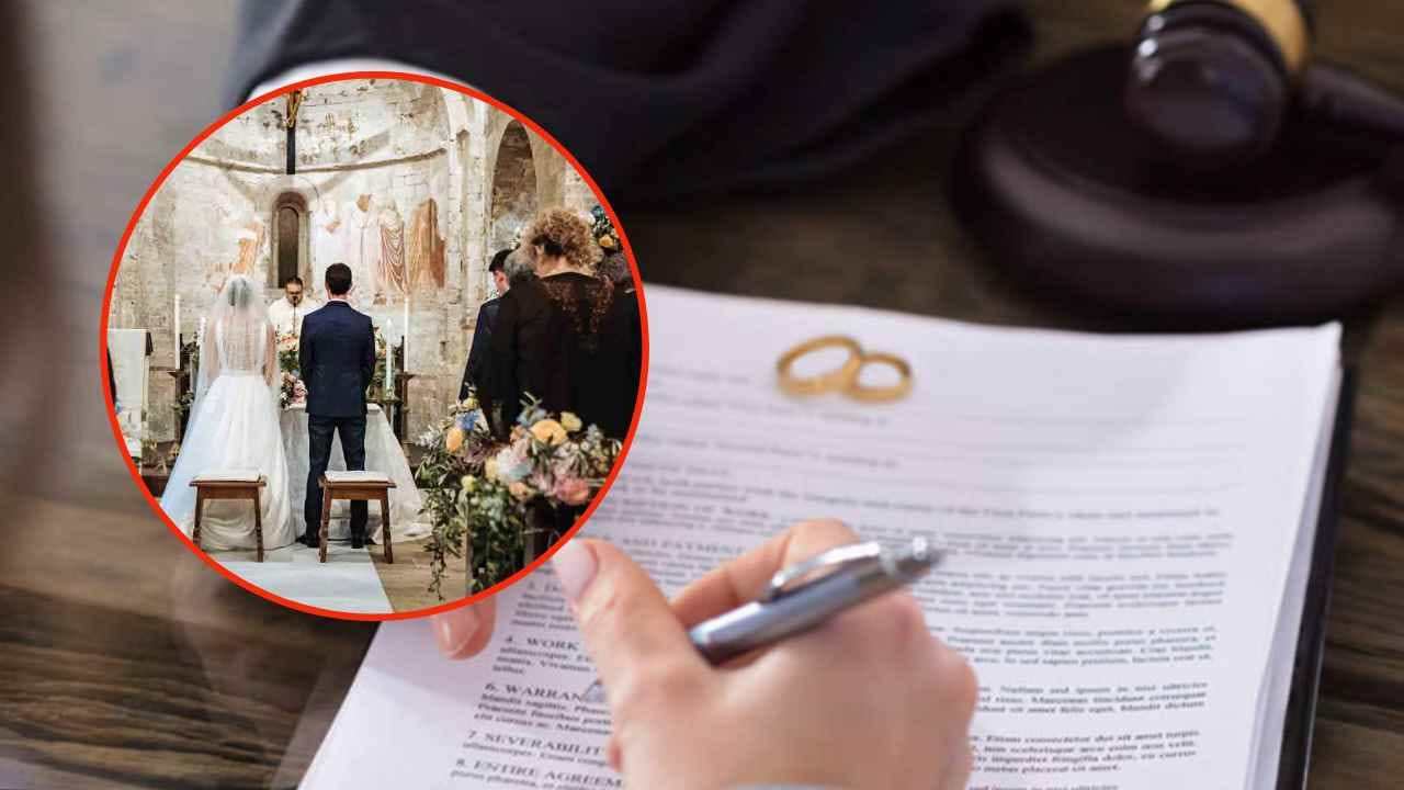 Divorzio dopo 24 ore di matrimonio