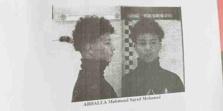 Foto segnaletica della vittima