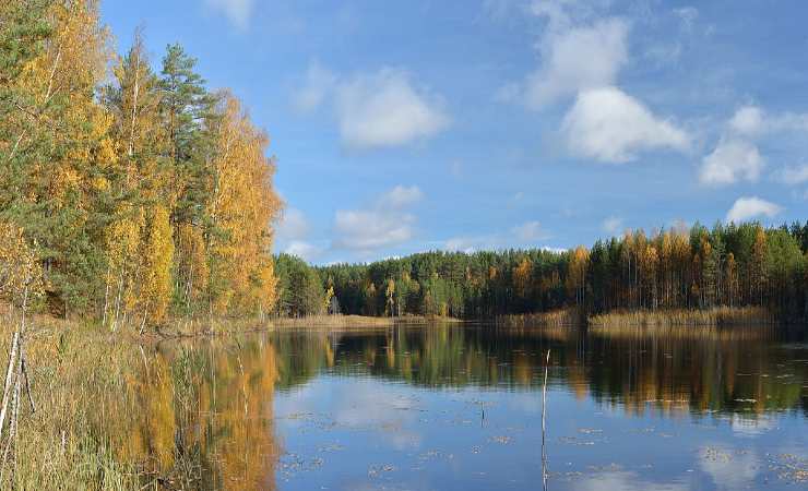 Lago di Kurtna Matasjarv in Estonia