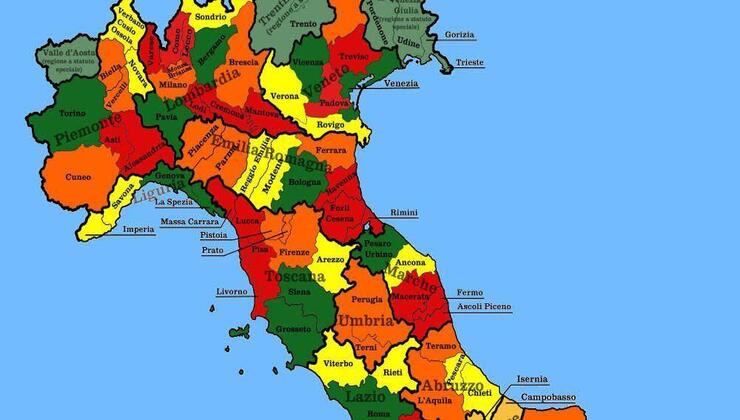 Mappa provincie italiane