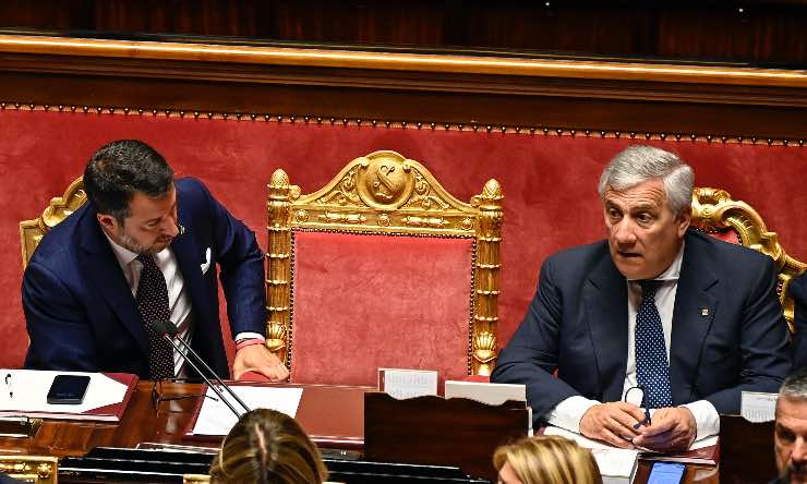 Matteo Salvini ed Antonio Tajani