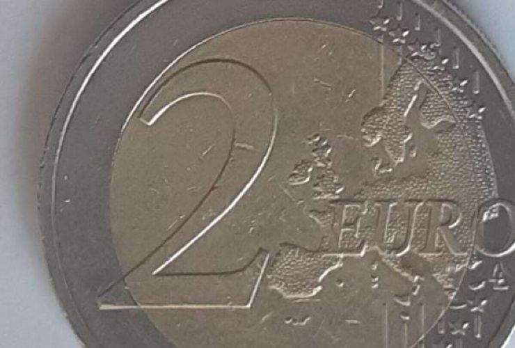 Moneta preziosa da 2 euro