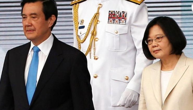 Presidente di Taiwan Tsai e Ma