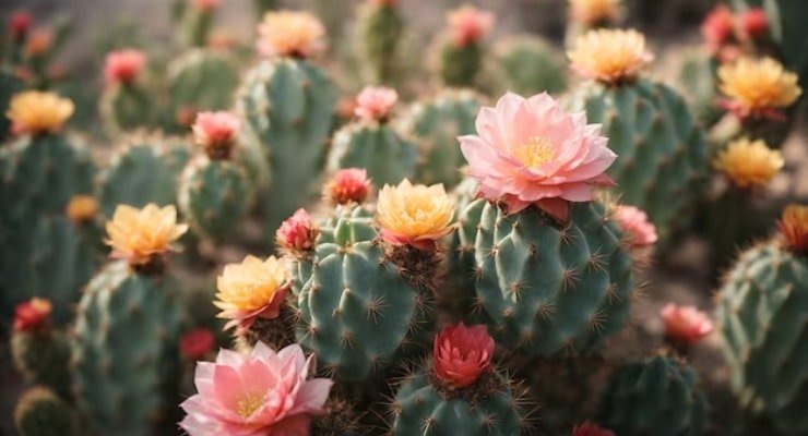 Cactus in fiore