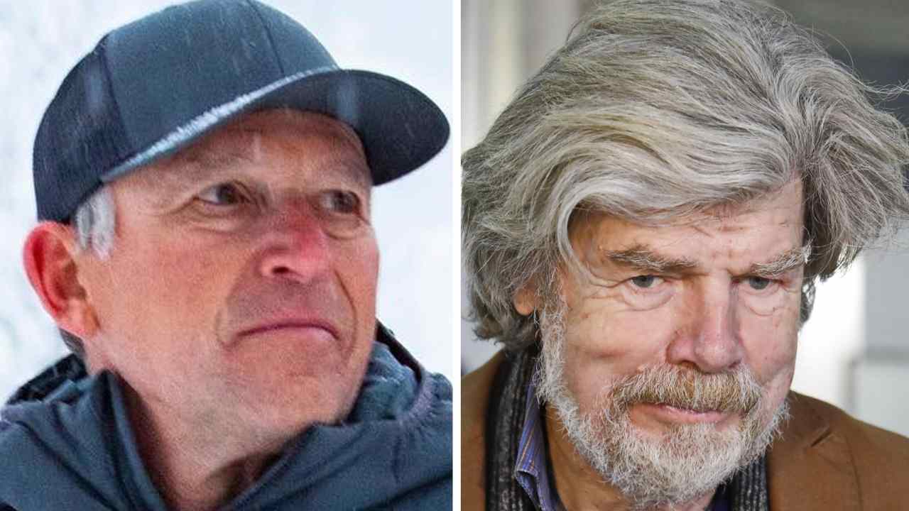 Ed Viesturs (S) e Reinhold Messner (D)