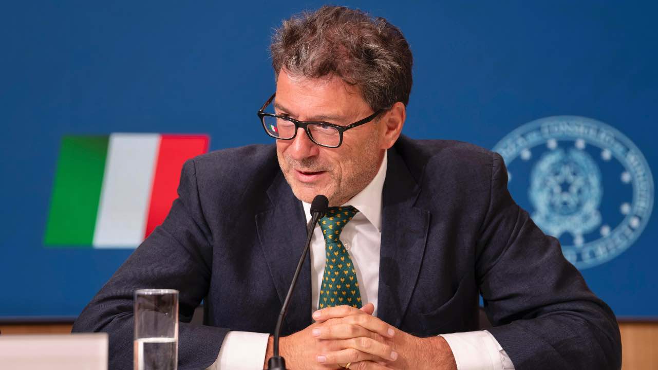 Il ministro dellEconomia, Giancarlo Giorgetti