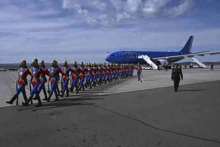 L'arrivo in Mongolia