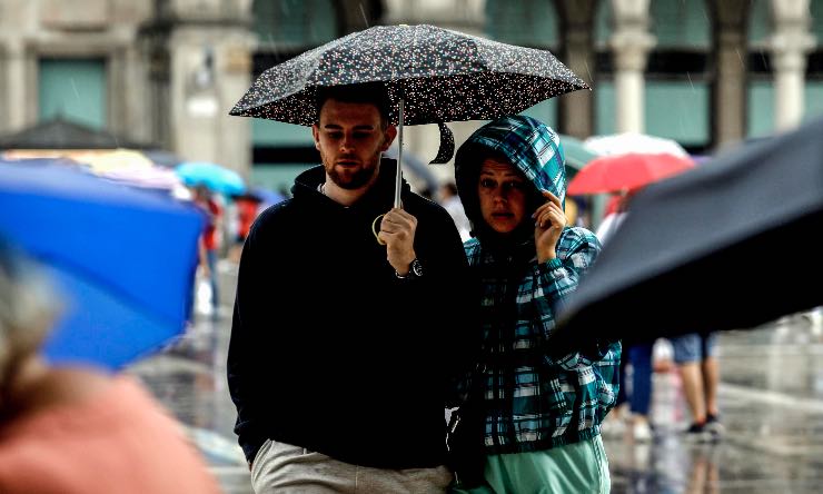 Pioggia al Nord Italia dopo il caldo africano