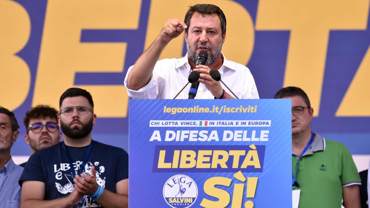 Pontida, Matteo Salvini