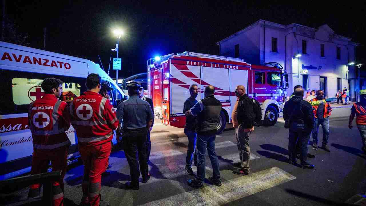 Servizi di emergenza sul luogo dell'incidente