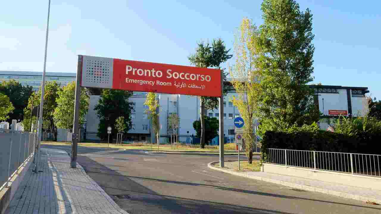 L'ingresso del Pronto Soccorso del Policlinico di Modena