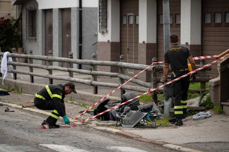 il luogo dell'incidente