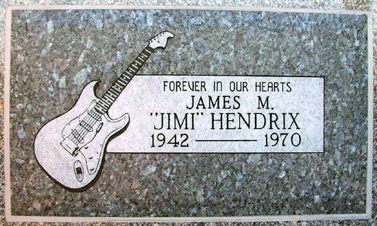 Tomba di Jimi Hendrix a Renton