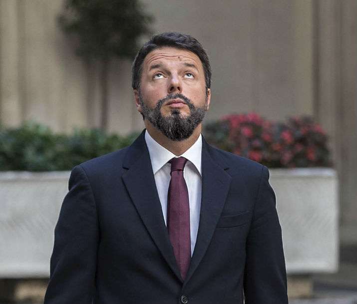 Matteo Renzi con la barba