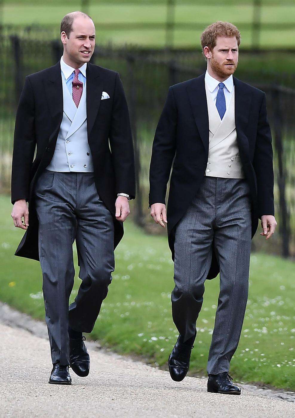 William e Harry d'Inghilterra al matrimonio di Pippa Middleton